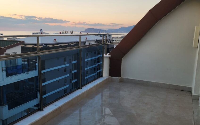 (English) FOR SALE DUBLEX FULL SEA VİEW WİTH FURNUTİRE  CENTRUM OF MAHMUTLAR