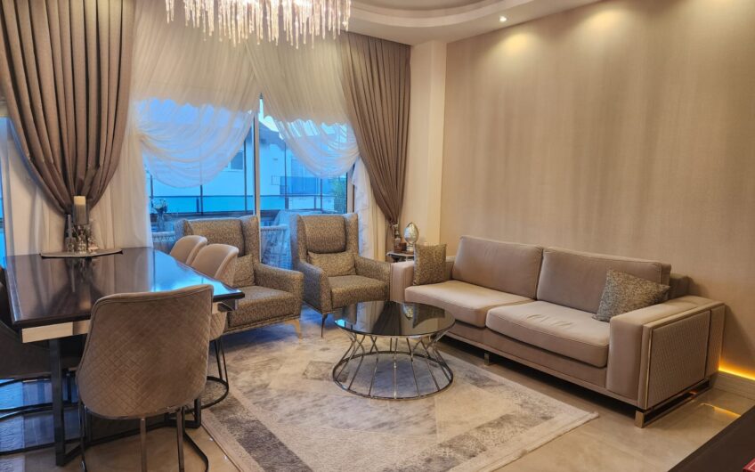 (English) FOR SALE DUBLEX FULL SEA VİEW WİTH FURNUTİRE  CENTRUM OF MAHMUTLAR