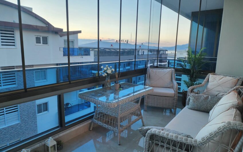 (English) FOR SALE DUBLEX FULL SEA VİEW WİTH FURNUTİRE  CENTRUM OF MAHMUTLAR