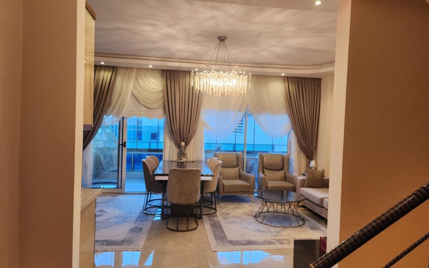 (English) FOR SALE DUBLEX FULL SEA VİEW WİTH FURNUTİRE  CENTRUM OF MAHMUTLAR