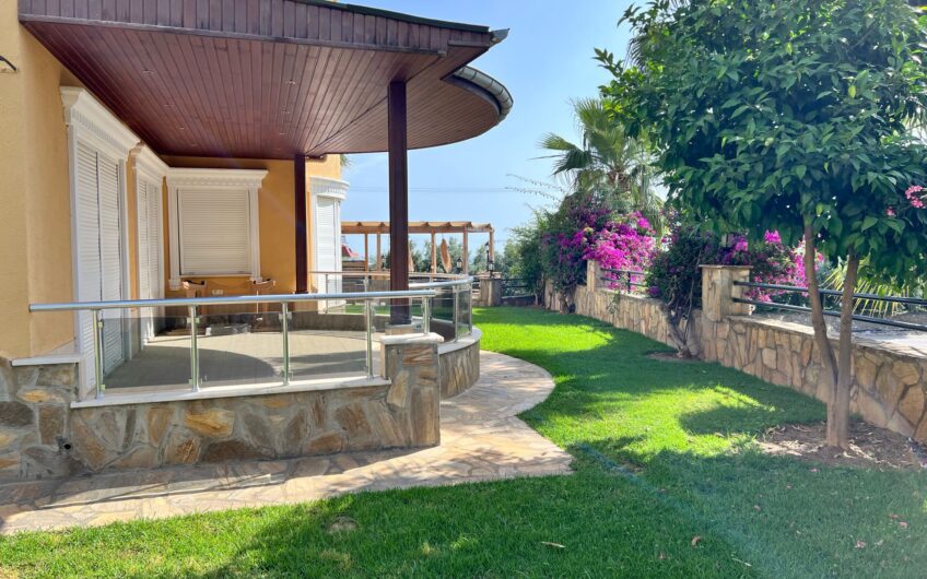 Detached villa with private pool within the site
