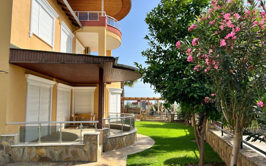 Detached villa with private pool within the site