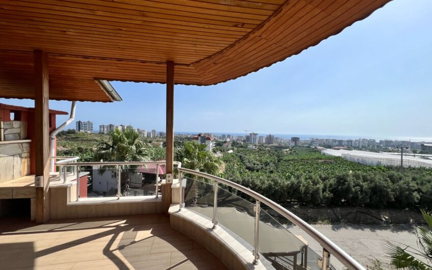 Detached villa with private pool within the site