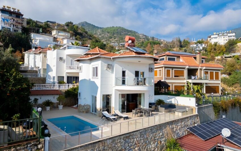 detached villa with private pool