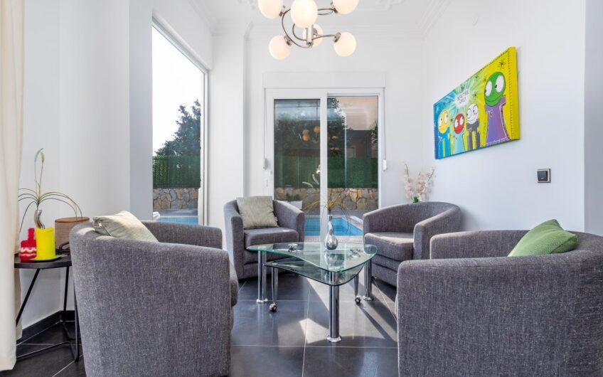 detached villa with private pool