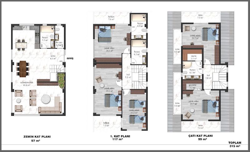 Private Villa with Pool Alanya 4040