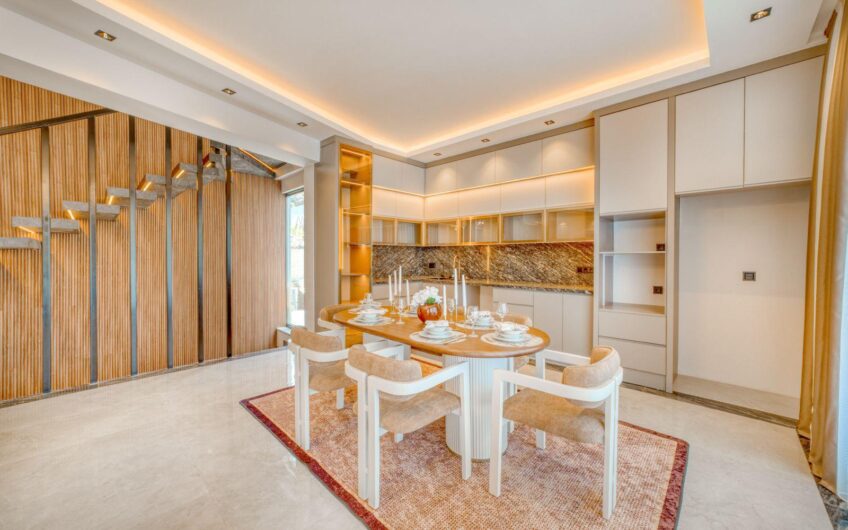 Alanya Kargıcak’ta Özel Havuzlu, Saunalı ve Deniz Manzaralı 4+1 Villa