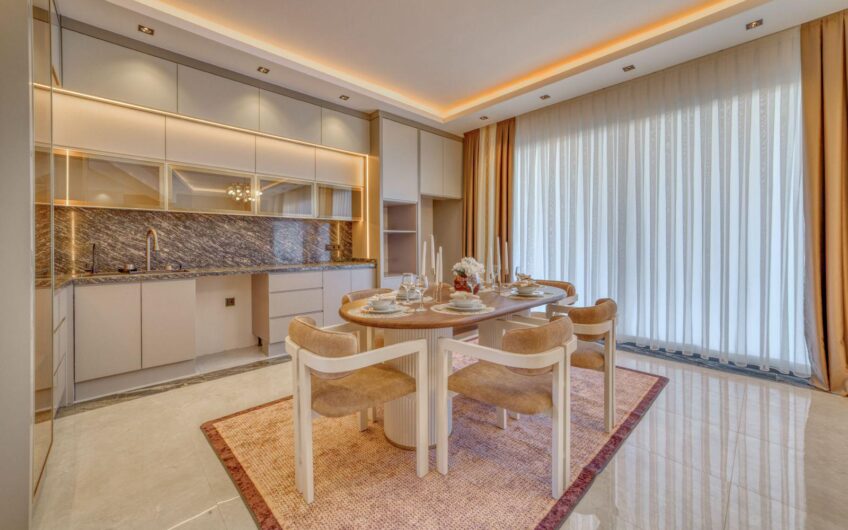 Alanya Kargıcak’ta Özel Havuzlu, Saunalı ve Deniz Manzaralı 4+1 Villa