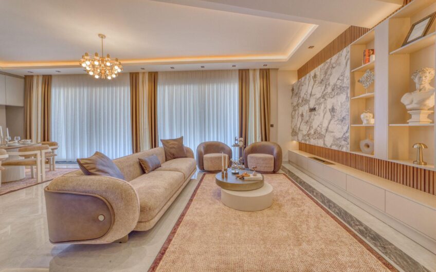 Alanya Kargıcak’ta Özel Havuzlu, Saunalı ve Deniz Manzaralı 4+1 Villa