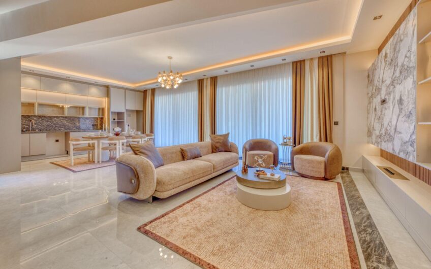 Alanya Kargıcak’ta Özel Havuzlu, Saunalı ve Deniz Manzaralı 4+1 Villa