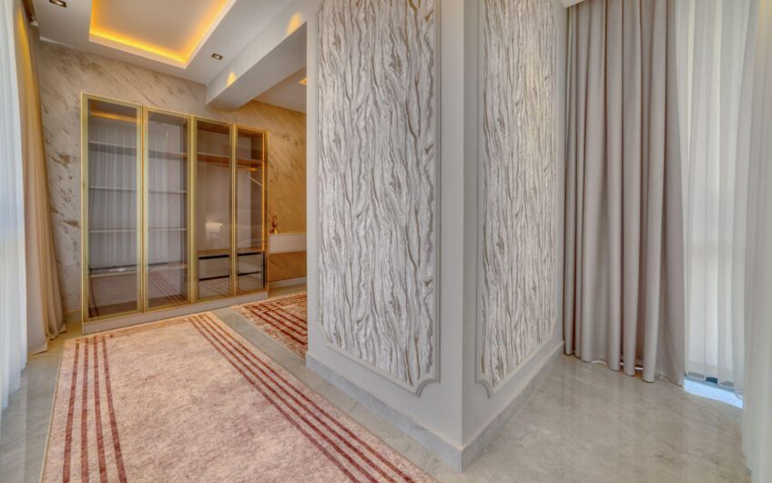 Alanya Kargıcak’ta Özel Havuzlu, Saunalı ve Deniz Manzaralı 4+1 Villa