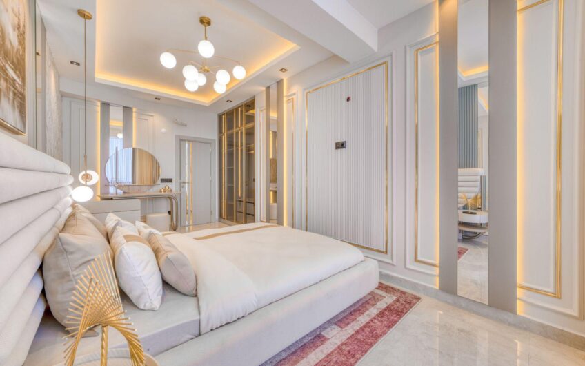 Alanya Kargıcak’ta Özel Havuzlu, Saunalı ve Deniz Manzaralı 4+1 Villa