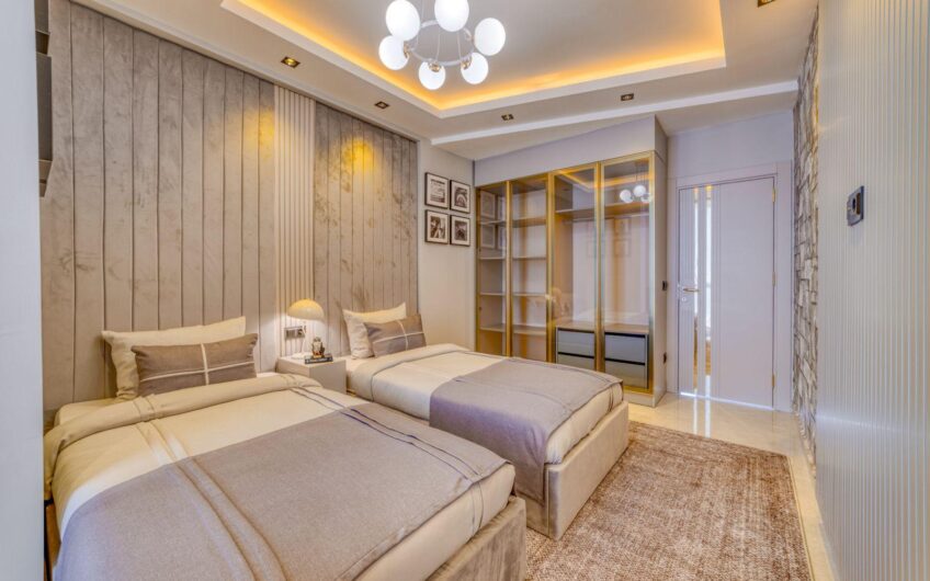 Alanya Kargıcak’ta Özel Havuzlu, Saunalı ve Deniz Manzaralı 4+1 Villa