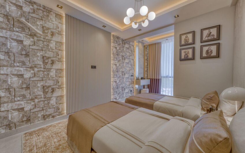 Alanya Kargıcak’ta Özel Havuzlu, Saunalı ve Deniz Manzaralı 4+1 Villa