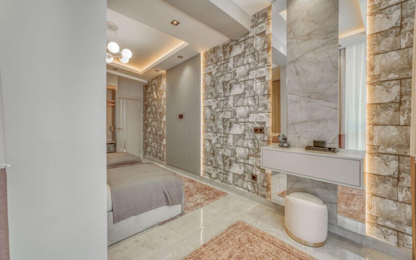Alanya Kargıcak’ta Özel Havuzlu, Saunalı ve Deniz Manzaralı 4+1 Villa