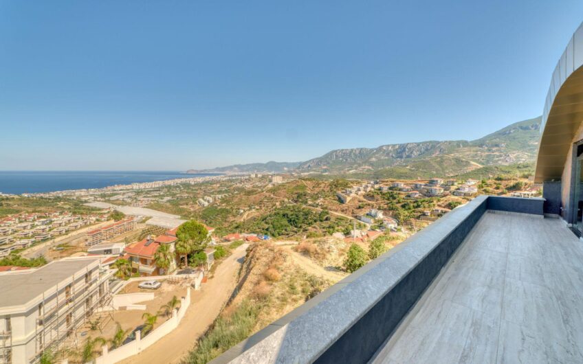 Alanya Kargıcak’ta Özel Havuzlu, Saunalı ve Deniz Manzaralı 4+1 Villa